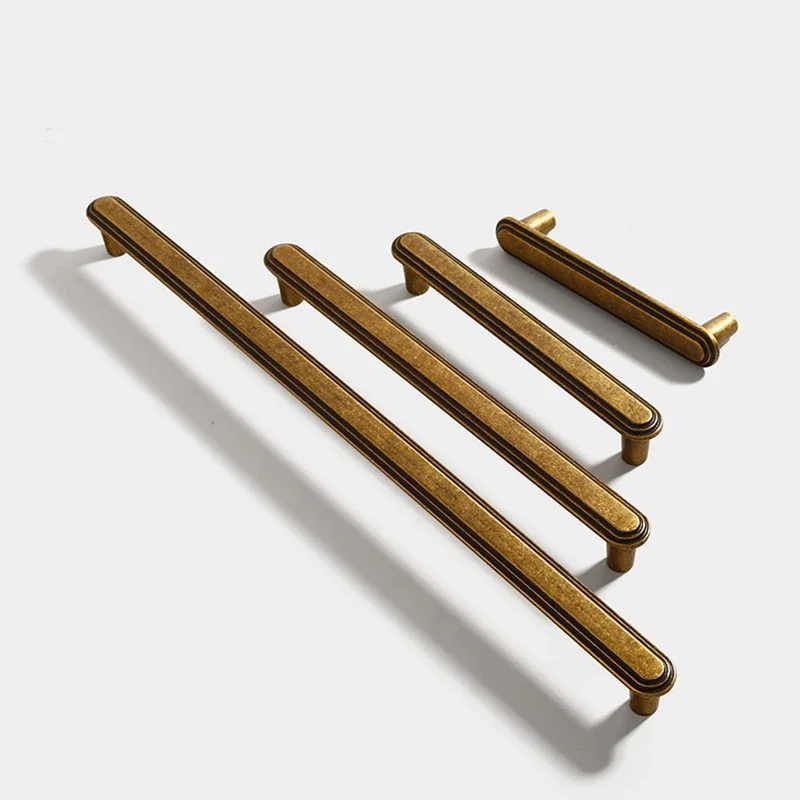 

YM Antique Bronze Wardrobe Door Handle New Chinese Kitchen Cabinet Dresser Drawer Solid Wood Wine Cabinet Handle knobs Ambry