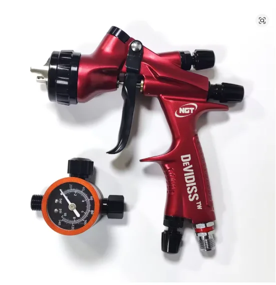 

DeVIDISS HVLP NGT pro TE20 Lite Spray Gun Kit 1.3mm Nozzle Professional Car Paint Application Comfortable for All Car Paints