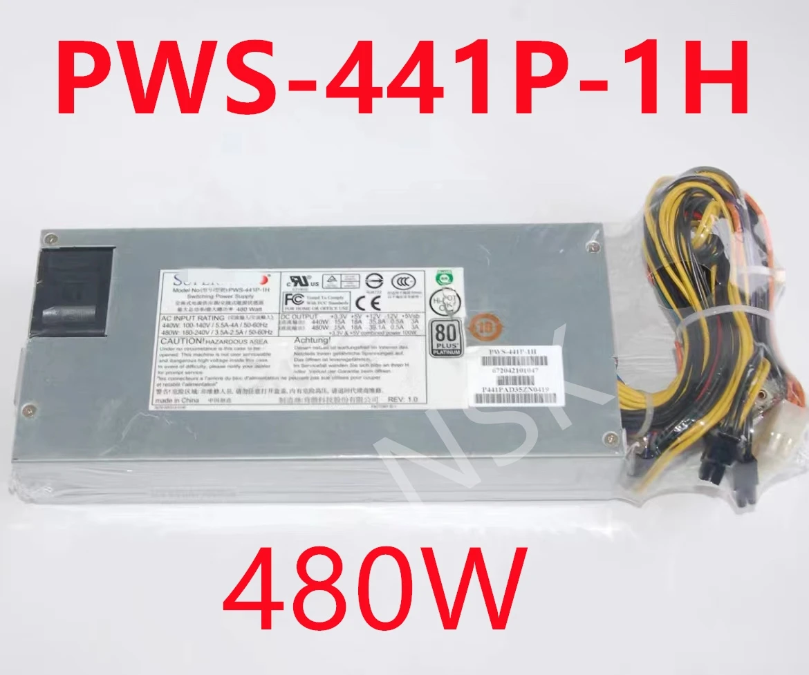 PWS-441P-1H For Spermicro Switching Power Supply 480W 1U