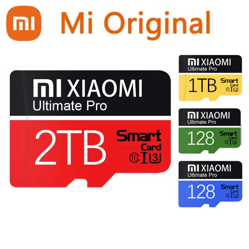 Cartão de Memória TF Flash, 512GB, 1TB, 2TB, U3, 4K, Classe 10, 128GB, Xiapmi-Mini Cartão de Memória para Câmera, Cartão Micro SD, Ultra Alta Velocidade, 256GB