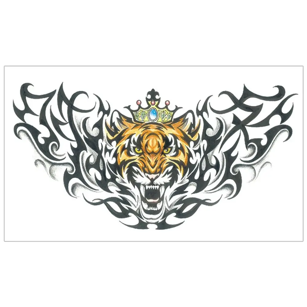 

Dragon Temporary Tattoo Stickers Long Lasting Semi-Permanent Dragon Head Stickers Disposable Waterproof