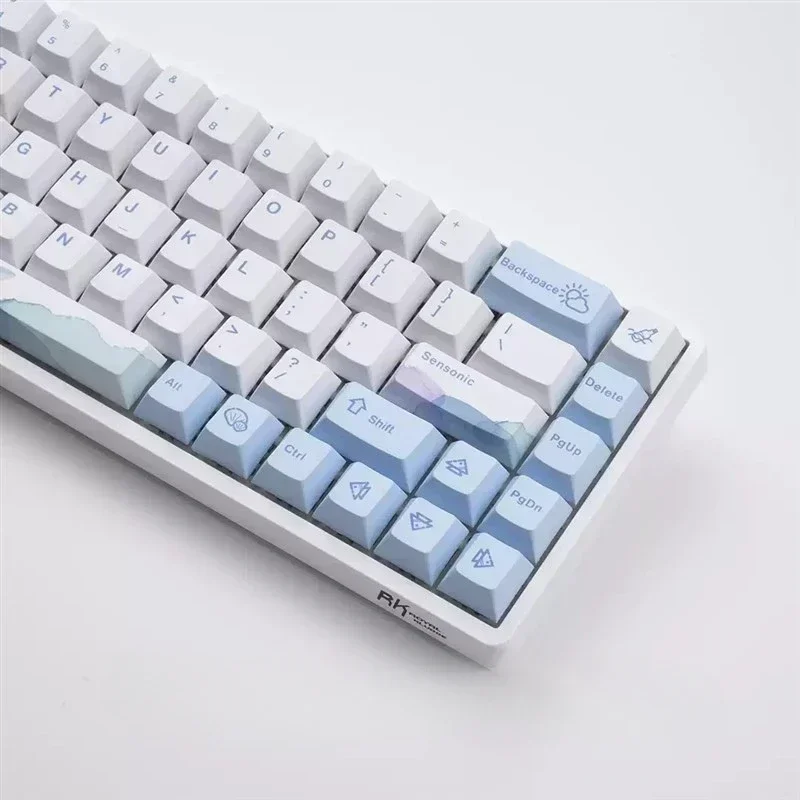 

PBT sublimation key cap 61/68/75/84/87/I98/104/108 key cross satellite shaft