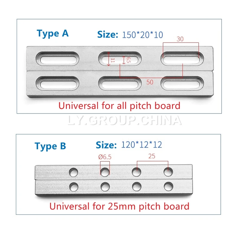 Align Jig Fixed Clamp Position Lock Bar Aluminum Stuff With M6 Screws For Fiber Laser Marking Engraving Machine Use