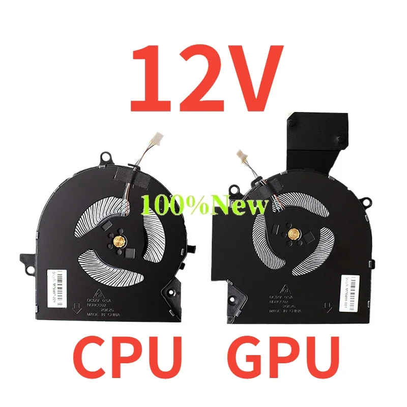 Imagem -06 - Ventilador Cpu para hp Omen Ventilador Gpu 16 b 16 c Tpn-q265 Q267 M75487001 M75488-001 M75483-001 M75485-001