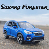 1:30 Scale Subaru Forester AE86 Car Model Toy Diecast Metal Shock Absorption Models Simulation Music Light Kids Toys Gifts
