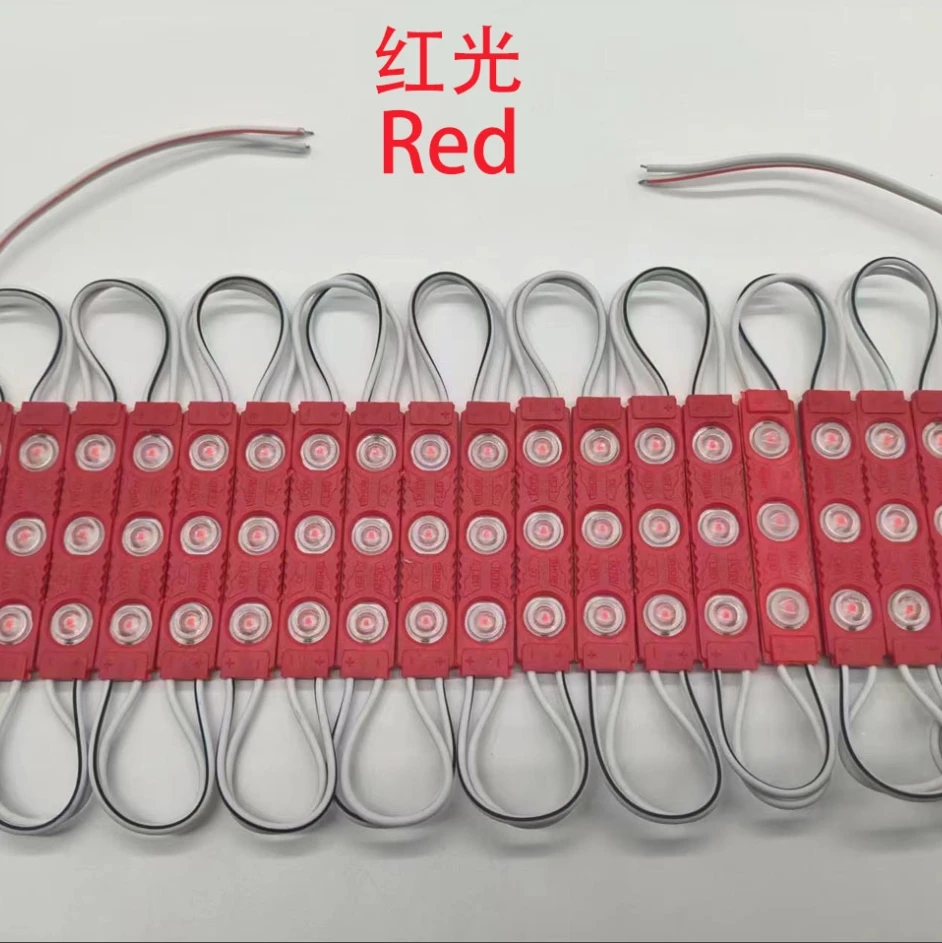 Wodoodporny 12 V 2835 3 diody LED 1,5 W Moduł LED do formowania wtryskowego o wysokim świetle, super jasne moduły LED oświetlenie