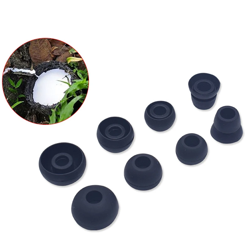 8Pcs Noise Isolated In Ear Soft Anti Slip Removable Earbuds Tip With Box Spared Silicone Replacement For Beats Power3