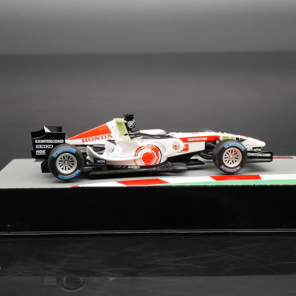 Ixo 1:43 Honda RA106 2006 Jenson Button Racing Diecast Car Model Metal Toy Vehicle