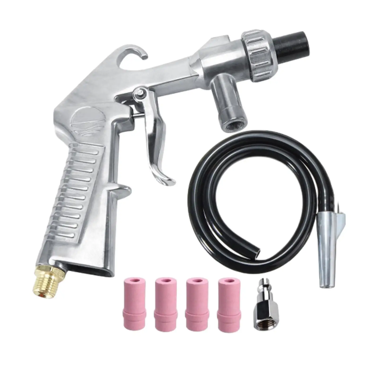 

Sand Blasting Kit Derusting Versatile 4 Ceramic Nozzles Sandblasting Kit for Abrasive Media Blasting Sandblast Cabinets Premium