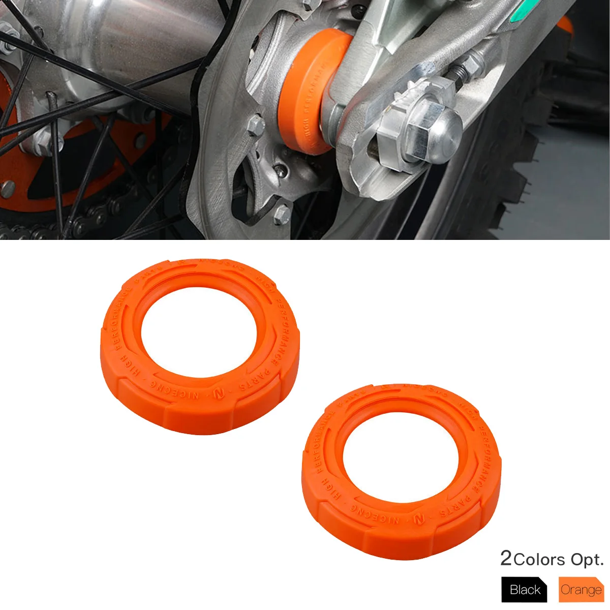 

Motorcycle Rear Wheel Bearing Protector Cap For KTM 125 250 300 350 450 500 530 EXC EXCF EXCW XCW XCF SX SXF TPI 6D 2016-2023