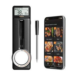 Tempwise Meat Thermometer Bluetooth 5MM Thin Probe HD LCD Display Mul-Temperature Alarms For BBQ Cooking Thermometer Temperature