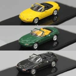 Modelo de supercoche Mazda Miata MX-5 de aleación fundida a presión, techo desmontable, colección de juguetes clásicos para adultos, exhibición estática de recuerdo, escala 1:64