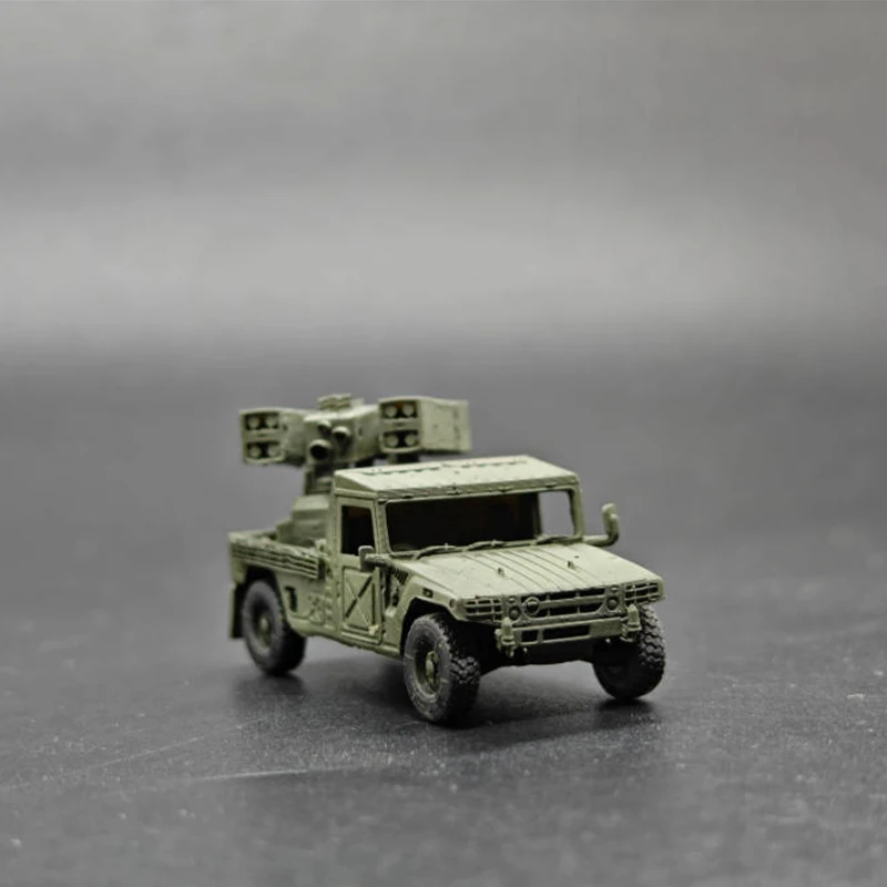 1:144 Scale Type 93 Anti-Aircraft Missile Vehicle Simulation Resin Armored Vehicle Model Static Display Collectible Souvenir