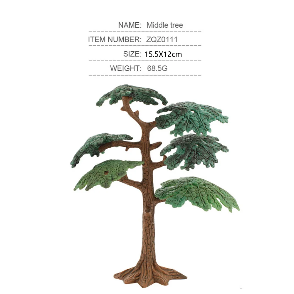 Model Simulation Trees Railroad Train Garden Park Scenery Miniature Trees Landscape Decoration Farm Accessory Figures Trees