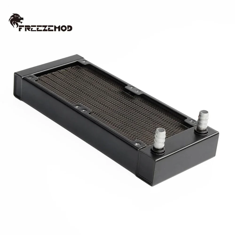 FREEZEMOD Water Cooling PC 80mm 160mm Radiator G1/4 Aluminum Heat Sink For 80mm Fan Drain Drone Projector 3D Printing