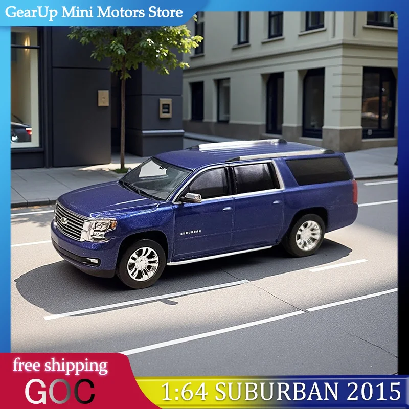 

GOC x Auld Match 1:64 Chevrolet Suburban 2015 Alloy Diecast Model - Limited Edition Collectible for American SUV Enthusiasts Toy