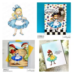 Tiny Townie Wonderland Alice Stamps Metal Cutting Dies Scrapbooking Diary Decoration Stencil Embossing Diy Greeting Card Handmad