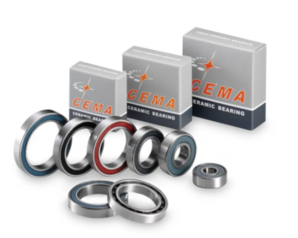 Cema srcベアリング自転車ホイールハブ速度レーシングセラミック