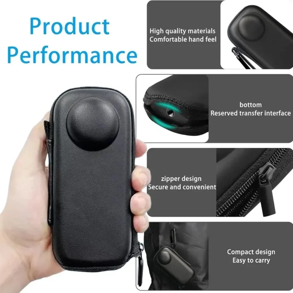 Per Insta 360 X5 X4 Custodia da trasporto Custodia da viaggio portatile antigraffio Mini borse per fotocamera Cover Shell per accessori Insta360 X5