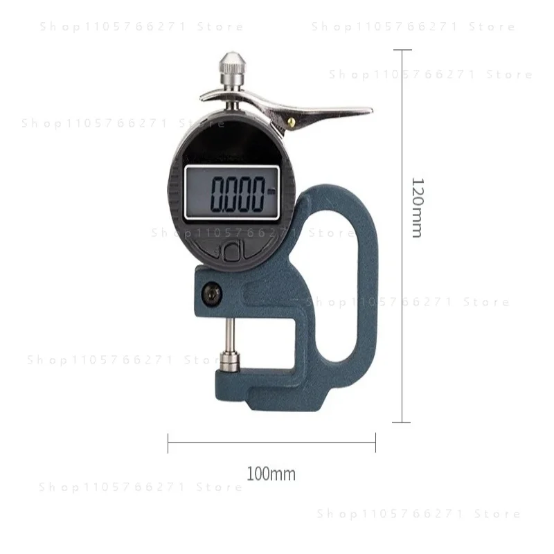For digital display percentile millimeter thickness gauge tube thickness gauge paper film cloth tape leather desktop