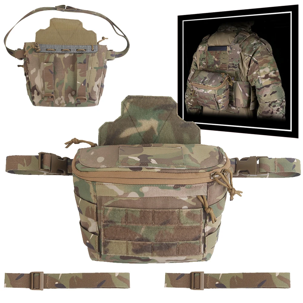 Riñonera táctica MOLLE Airsoft – Ajustable y compacta - imagen 5