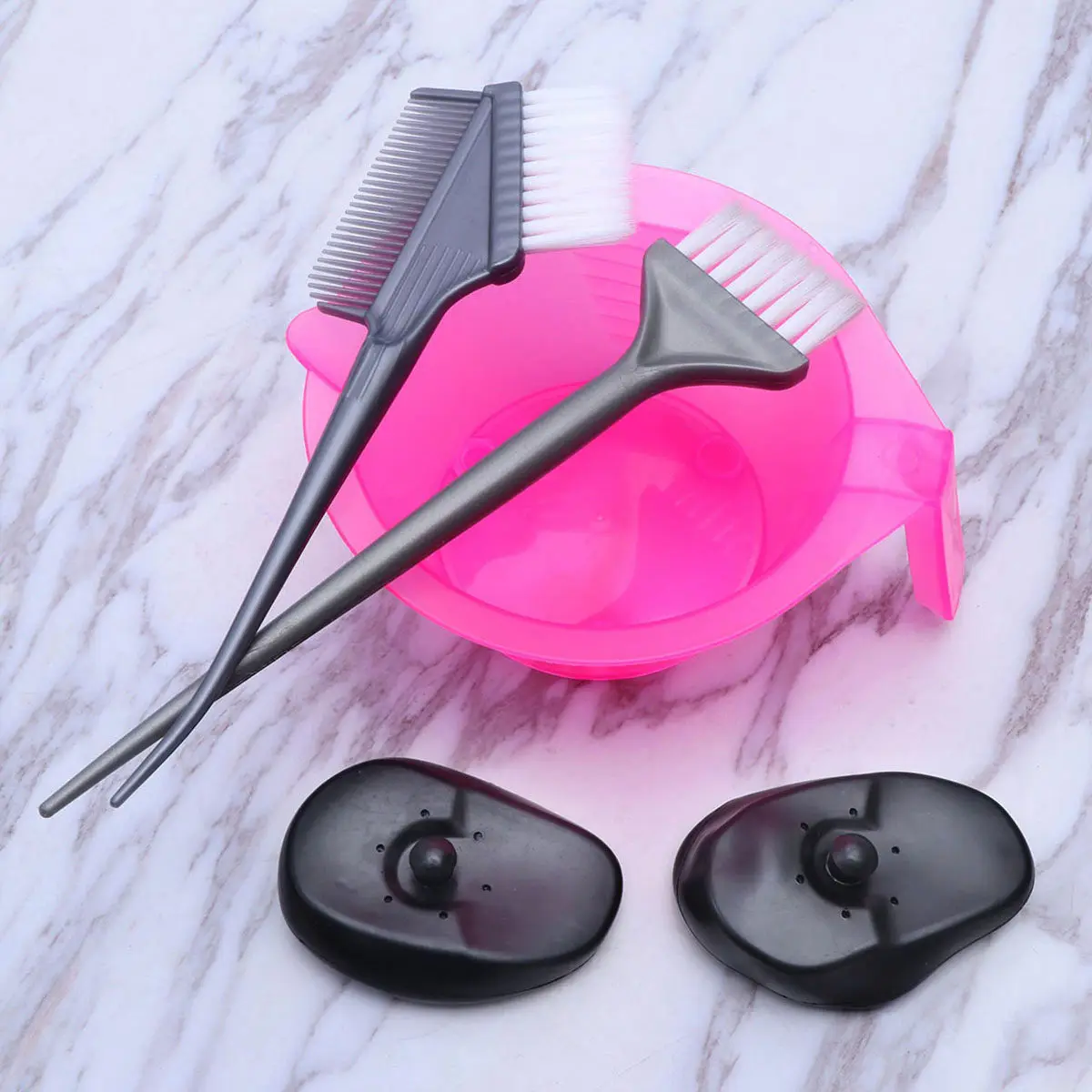 

Набор для окрашивания волос из 7 предметов: профессиональные инструменты для салона и домашнего использования, для самостоятельного окрашивания волос с кистью, расческой, чашей и накидкой