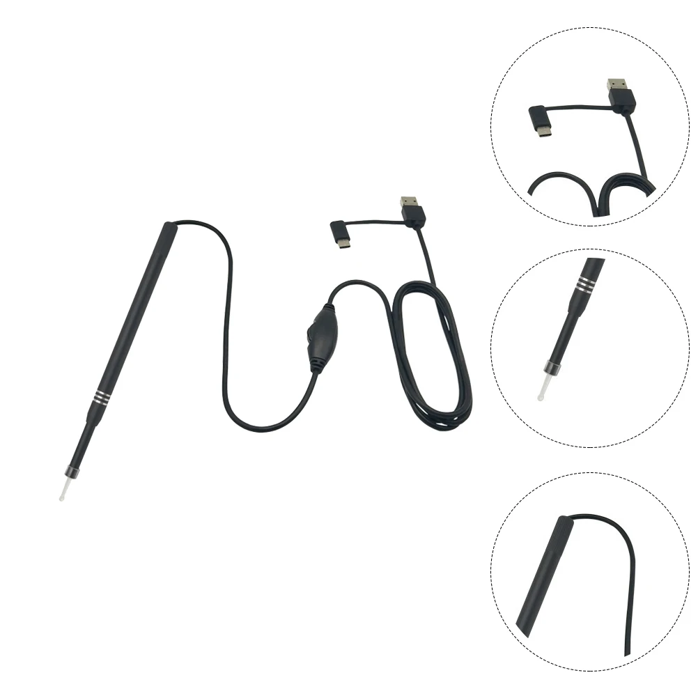 

5 .5mm Visual Ear Pick Medical Otoscope Earwax Digital Inspection Tool Visible