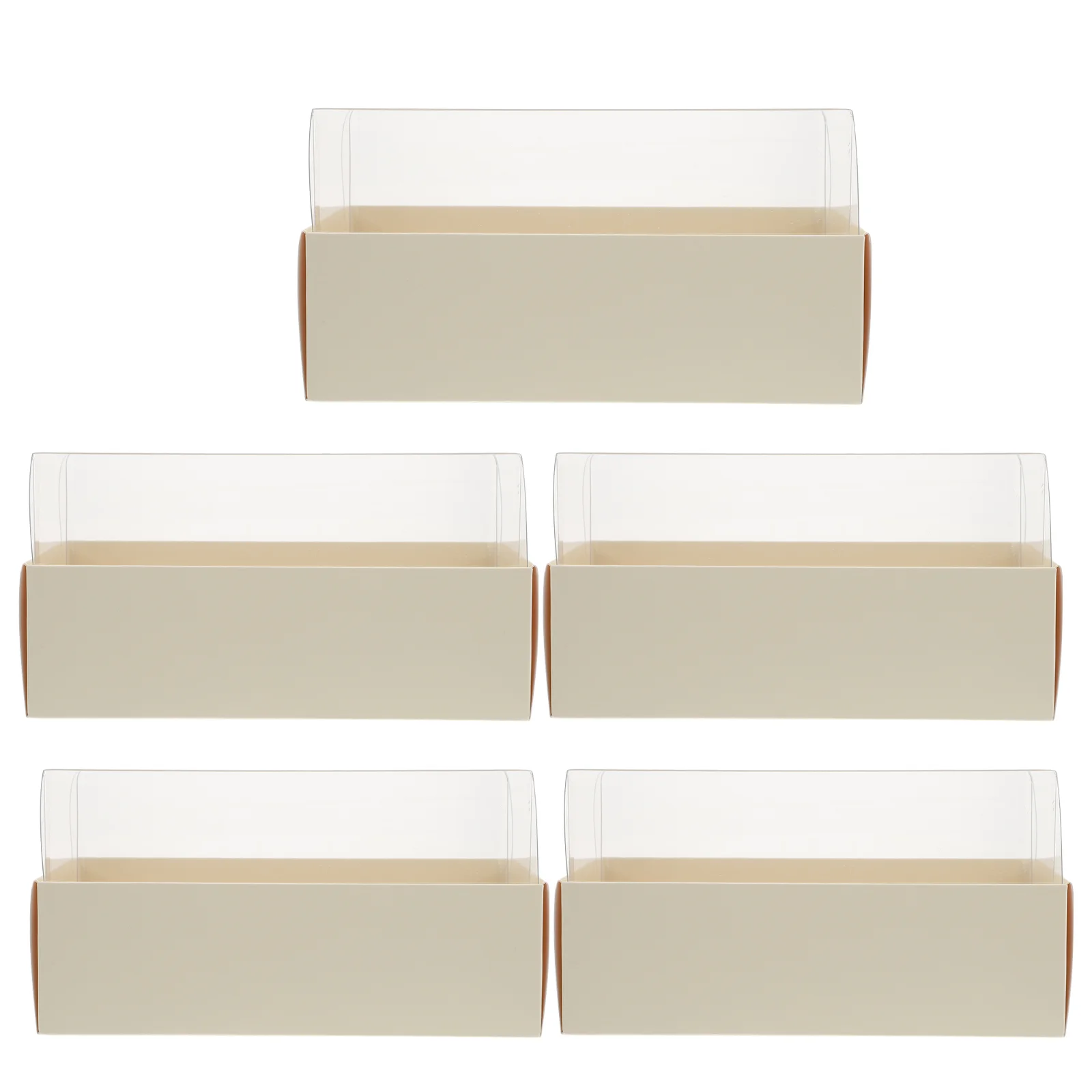 

5pcs Bakery Cake Box Cake Packing Box Multi-use Bread Packing Box Dessert Box Macaron Boxes Multi-use Packing Box