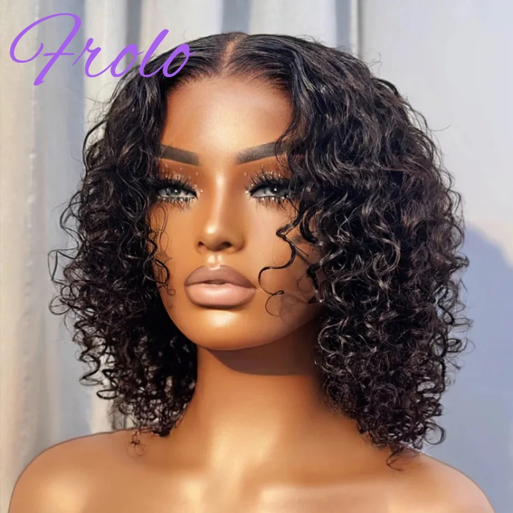 

180 Плотность Кулирующий Боб Wear and Go Бесклеевой парик Человеческие волосы Предварительно выщипанные Предварительно вырезанные 5x5 Парик фронта шнурка для женщин Бразильские человеческие волосы