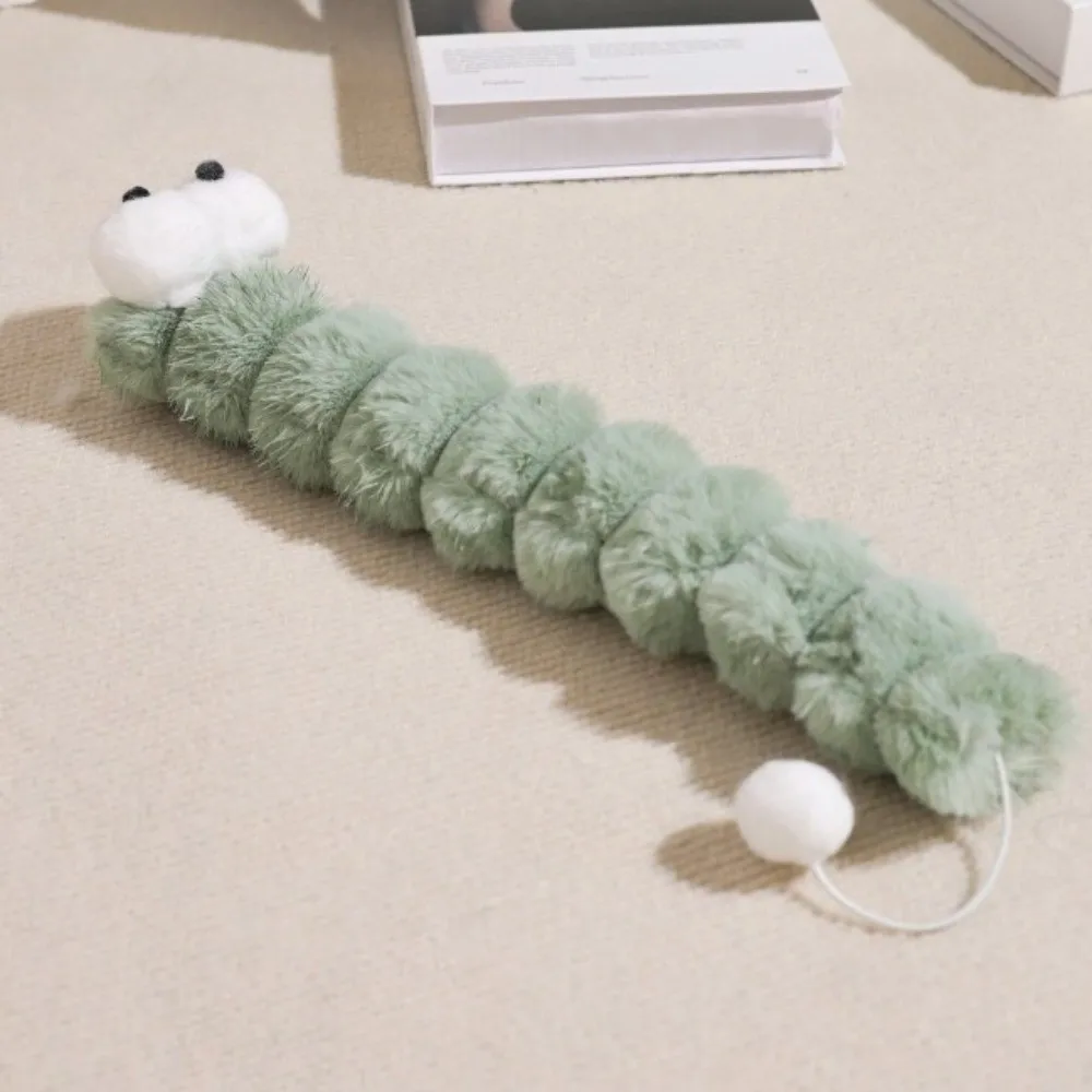 Caterpillar Cat Chew Chew-Resistant Bite-Proof Interactive Cuddle Soft Comfort Scratch Resistant Cats Pillow Self-Play