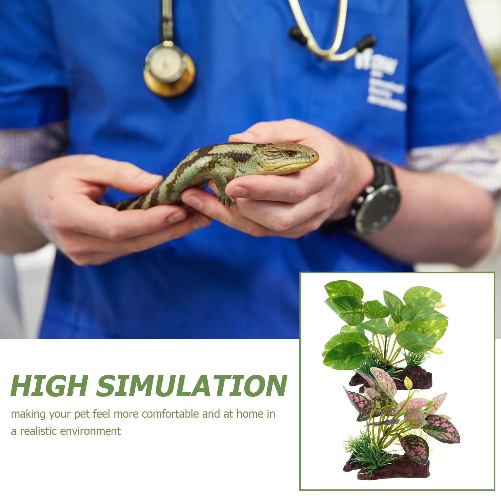 

2pcs Aquarium Artificial Plants Fish Fake Plants Reptile Terrarium Decor Betta Fish Tank Accessories Plastic Plant Branches