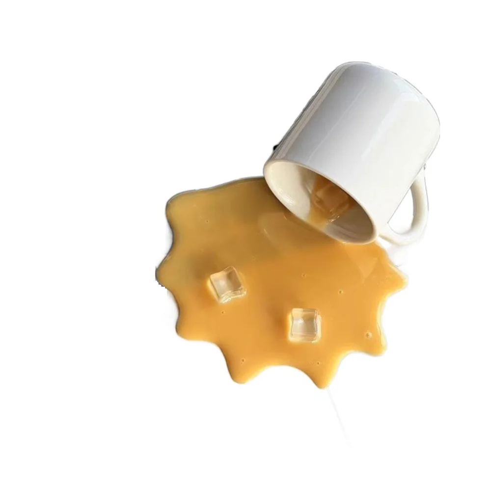 

Держатель для мобильного телефона с рассеиванием тепла, реалистичный пролитый напиток, настольная подставка, амортизирующая конструкция, противоскользящая розыгрыш