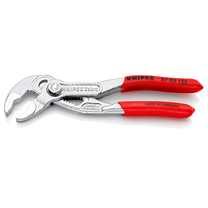 KNIPEX Cobra 87 03 125 High-Tech Water Pump Pliers Chrome-plated 125mm