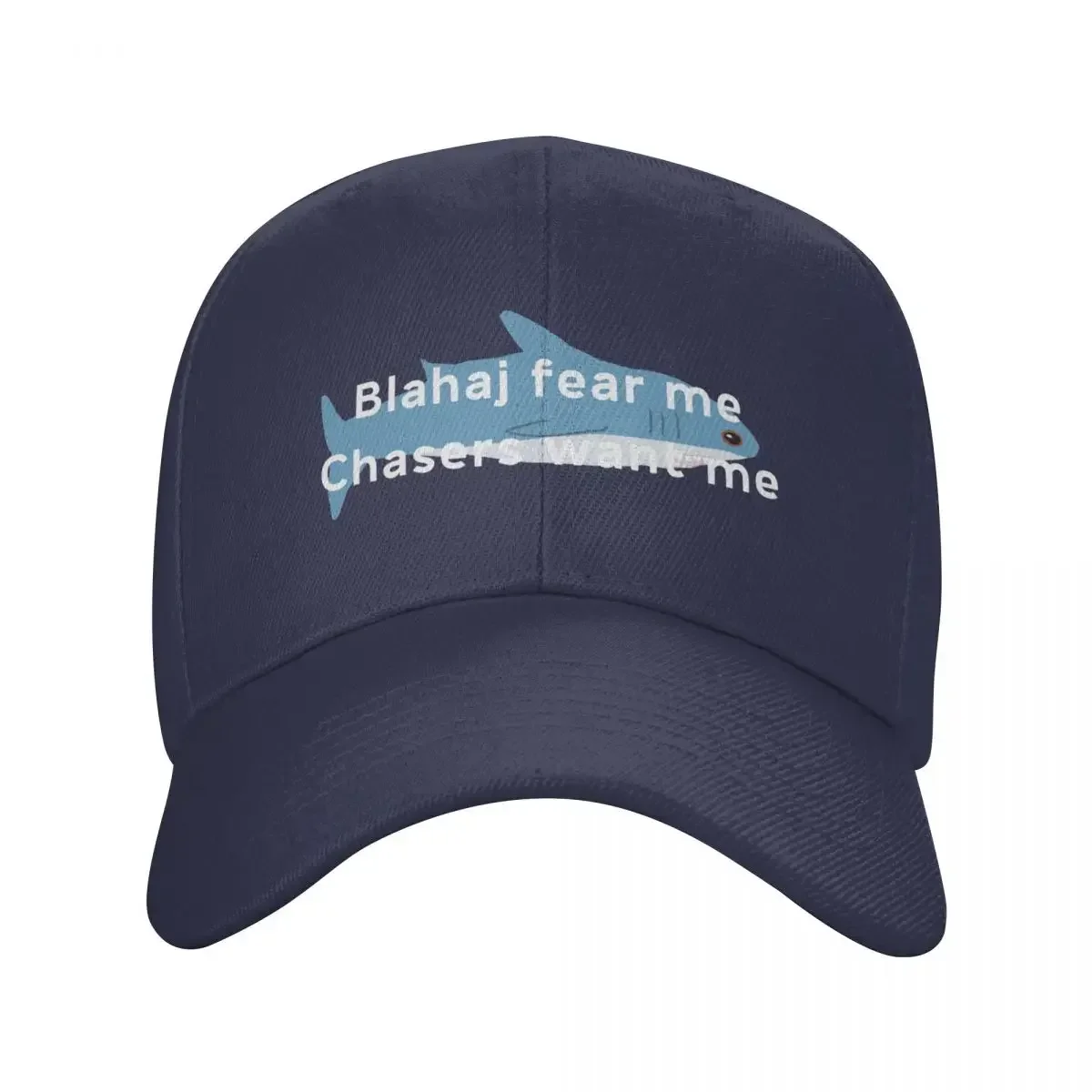 blahaj fear me, chasers want me Cap baseball cap horse hat fur hat woman hats Men's