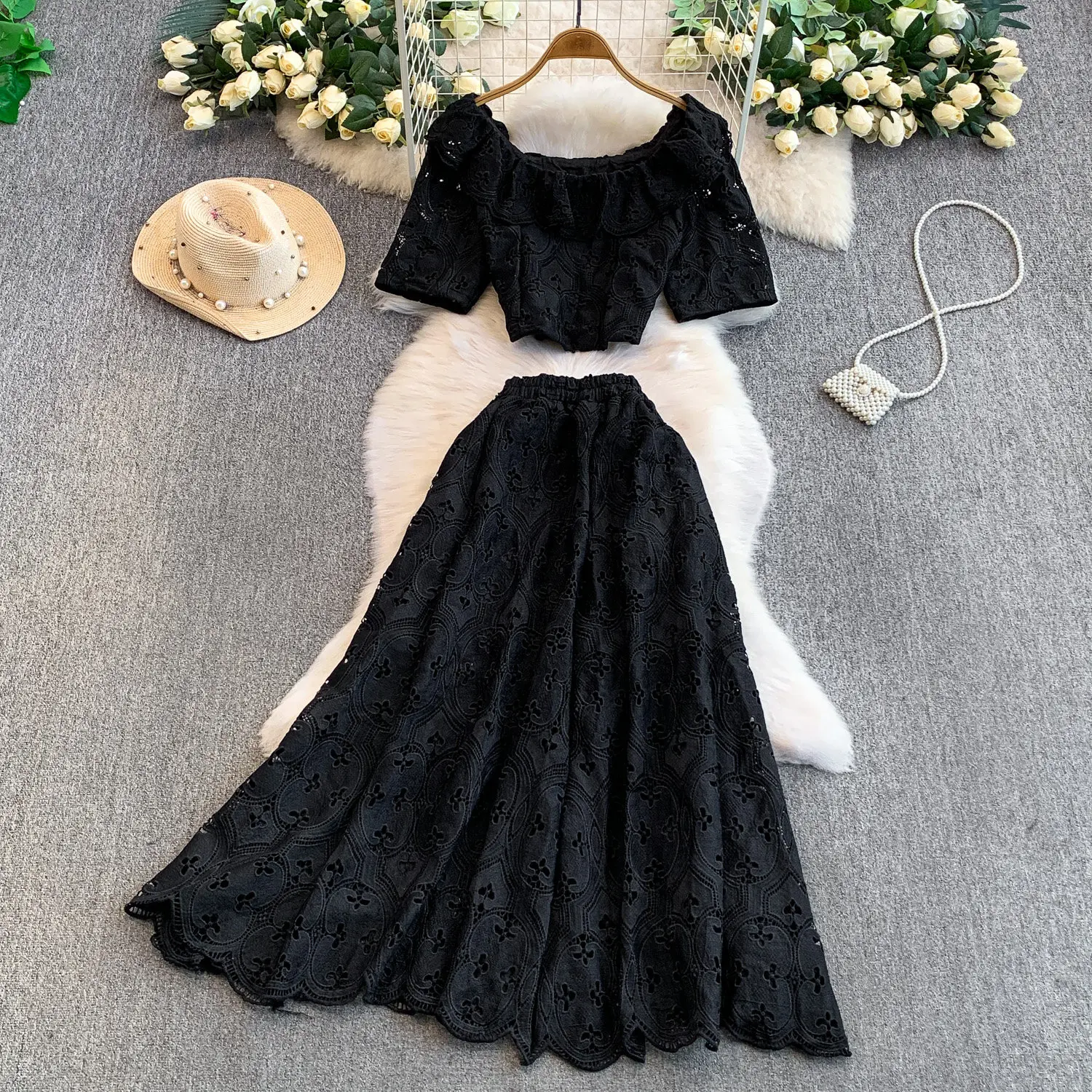Ensemble deux pièces élégant e - Vintage Fashion Club avis et prix