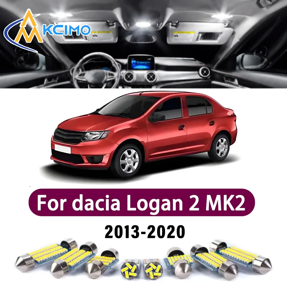 nova-lampada-canbus-para-placa-de-carro-compativel-com-dacia-logan-2-mk2-2013-2020-luzes-led-para-espelho-de-leitura-interno-sem-erros-facil-instalacao