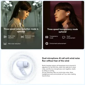 Xiaomi-Earaca Redmi Buds 5, Bluetooth 5.3, Hủy nhiễu chủ động, pin kéo dài 40h, kết nối thiết bị kép, 46dB 12 Batista tai nghe bán hàng chính - №4