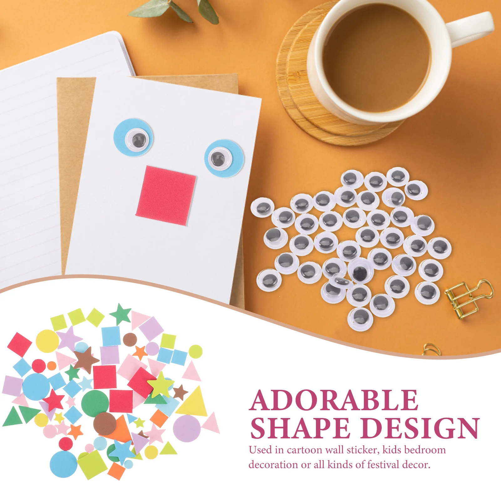 

Foam Stickers Shape Self Adhesive Kids Decoration EVA Pattern Wall Craft Project Home DIY Foam Stickers For Kids Self Adhesive