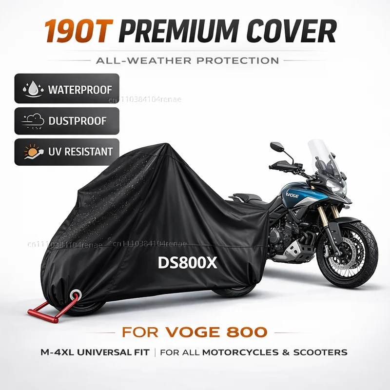 

Чехол для мотоцикла VOGE 800 RALLY DSX 800 DSX800 190T, водонепроницаемый, пылезащитный, с защитой от ультрафиолета, всесезонный