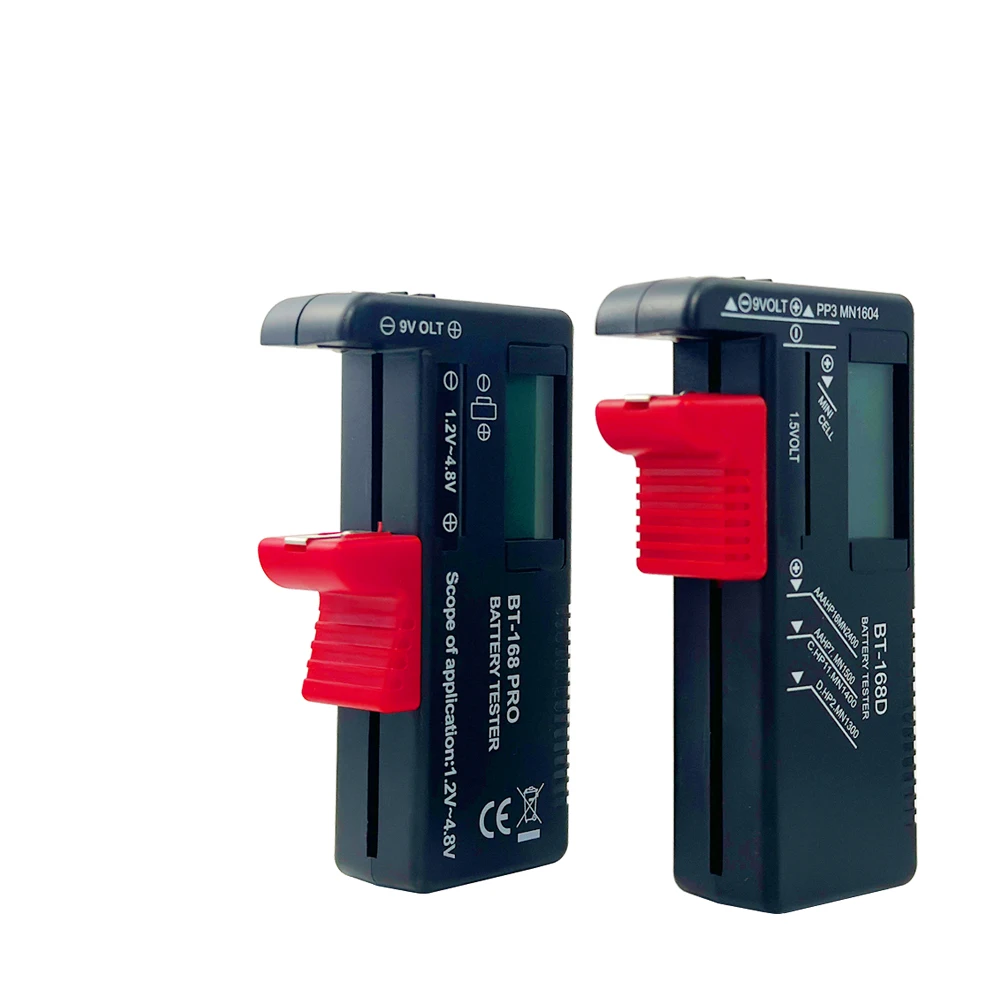 BT-168PRO BT-168D Digital Lithium Battery Capacity Tester Checkered load analyzer Display Check AAA AA Button Cell Universal tes