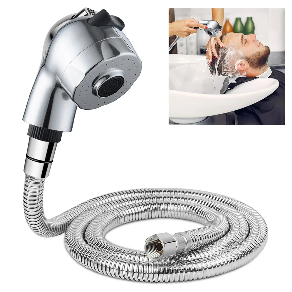 Washbasin Faucet External Hose Sprayer Head Shampoo Bed Pressurized Head Shower Hair Salon Barber Shop Sprayer Bath Accessories