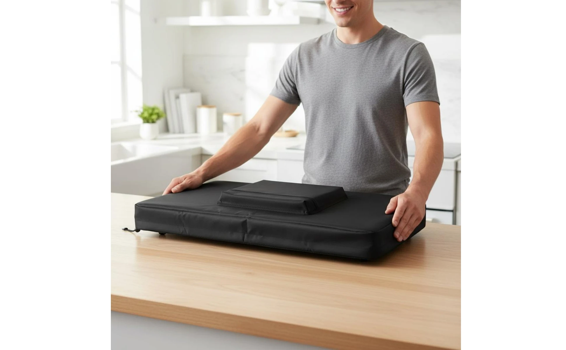Electric Grill Cover Bag Dustproof Grill Dust Cover Padded Zippered Bag Portable Reusable Electric Grill Cover Bag Dustproof Grill Dust Cover Padded Zippered Bag Portable Reusable