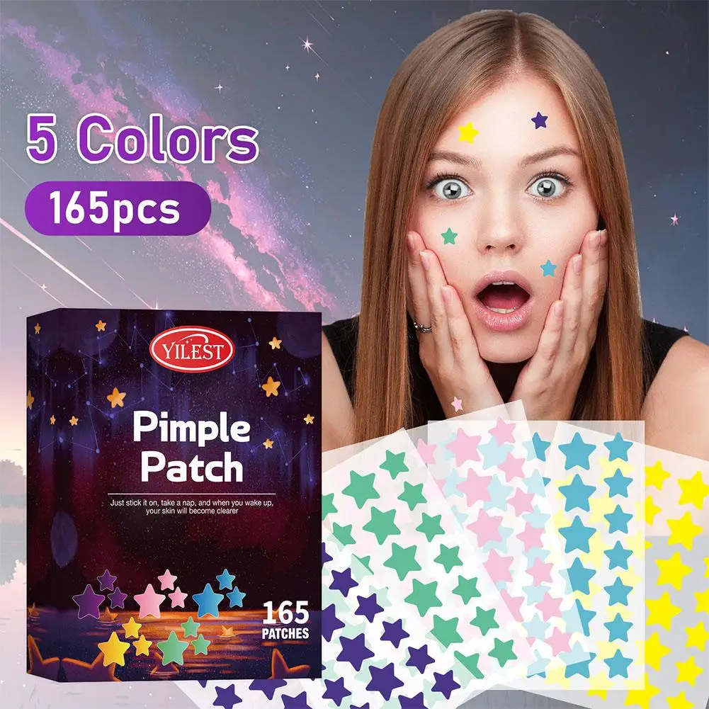 Colorful Cartoon Animal Star Shaped Pimple Patches Stickers NEW Acne Removal Care Invisible Makeup Beauty Spot PE Face Skin W8F9