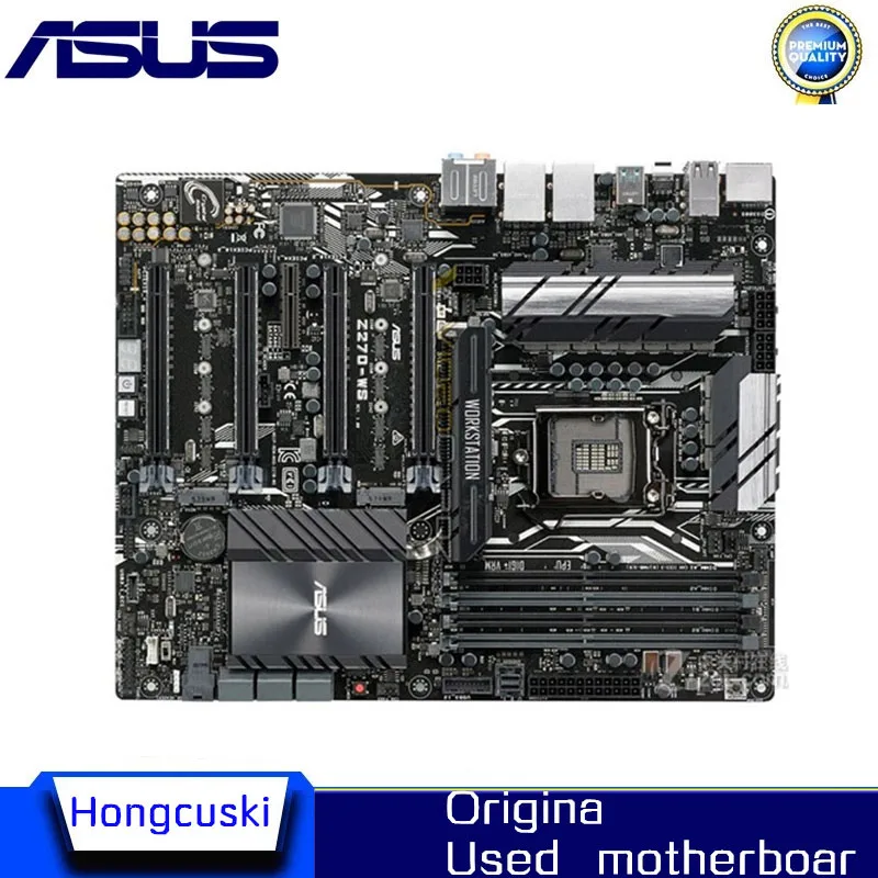 Utilisé pour ASUS Z270-WS d'origine M.2 NVcloser 7th carte mère Socket LIncome 1151 DDR4 64GB Z270 carte mère de bureau