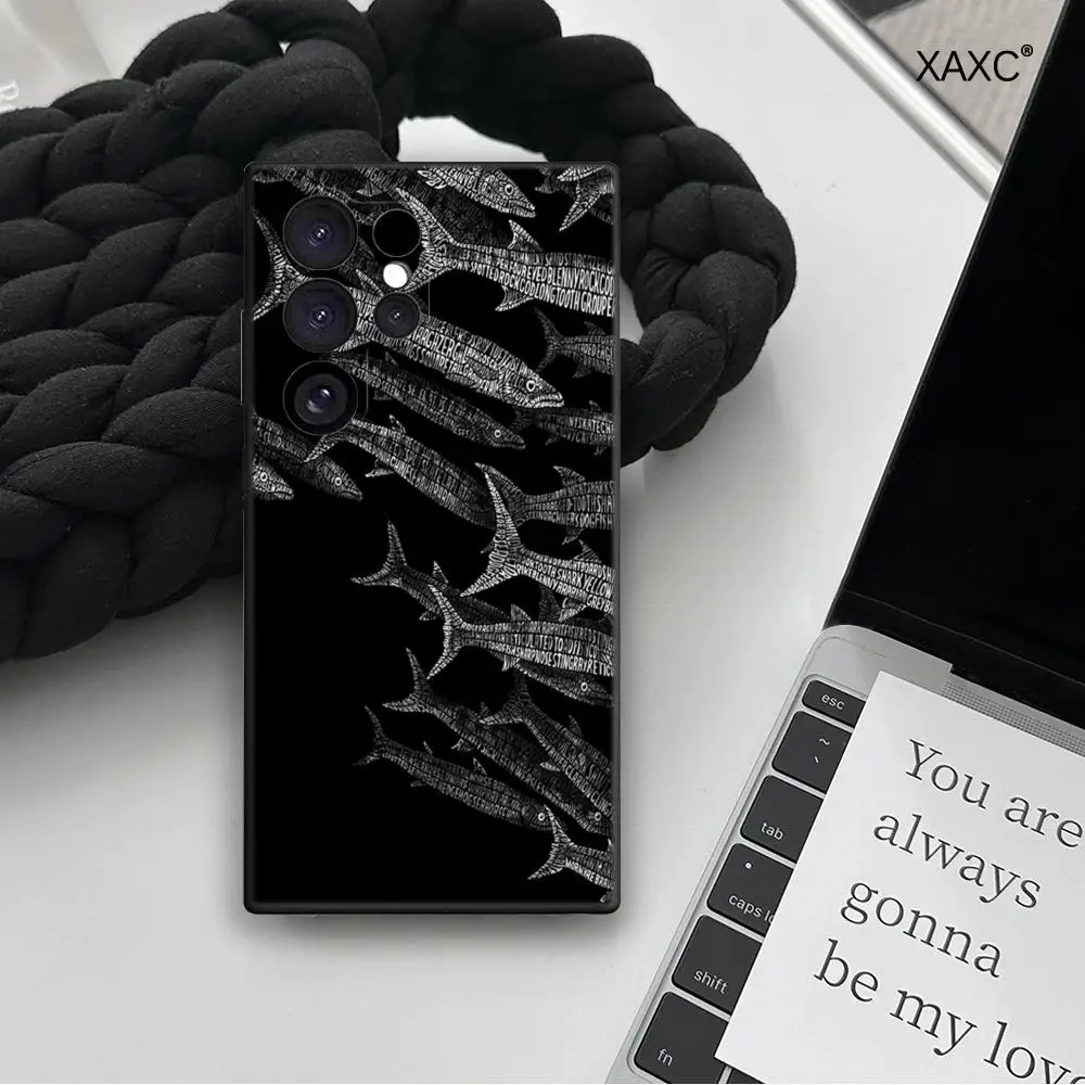 Fish Phone Case For Samsung Galaxy A17 16 A15 4G 5G A14 A13 A57 A37 A27 A26 A55 A35 A53 A24 A34 Soft Shell