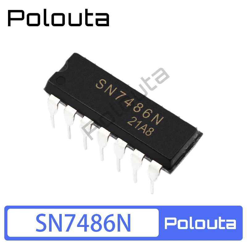 5Pcs SN7486N DIP-14 input four XOR gate integrated circuit IC chip Polouta