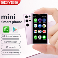 SOYES S23 Pro Smartphone 3.0-inch Mini Phone 3G Network Supports WIFI Bluetooth 2GB+16GB Memory Android Smartphone