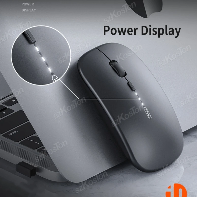 充電式ワイヤレスBluetoothマウス,人間工学に基づいたミニUSBデバイス,2.4GHz,サイレント,Macbook,光学式,ラップトップ,PC