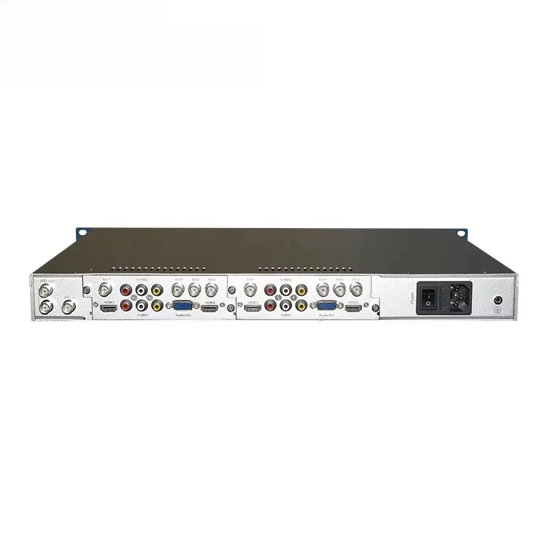 DVB-S2 DVB-C DVB-T2 MPEG2 H.264 H.265 Penerima Dekoder CI IRD Output CVBS SD HD SDI Analog Stereo AES EBU