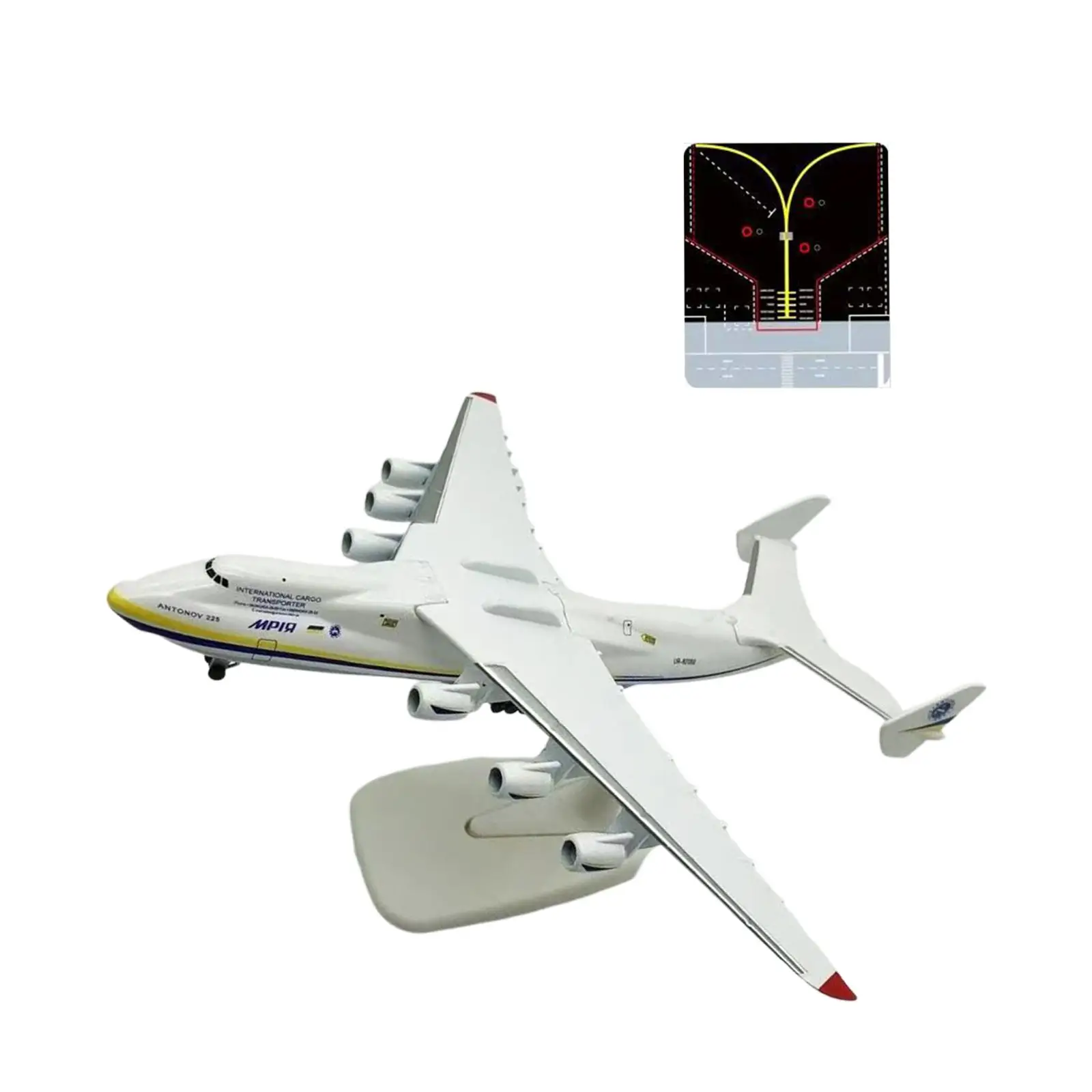 1:400 Plane Model Realistic Airplane with Base Kids Toys Collectibles Metal Alloy Fighter Aircraft for Shelf Bedroom Table